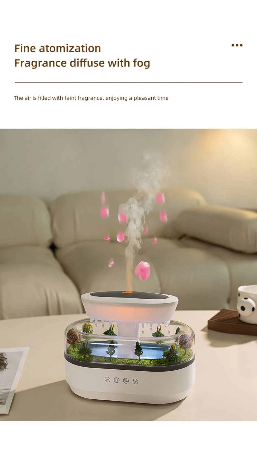 Bacumas Gota Mágica - Humidificador y Difusor Aromático Ultrasónico Bacumas Gota Mágica - Humidificador y Difusor Aromático Ultrasónico