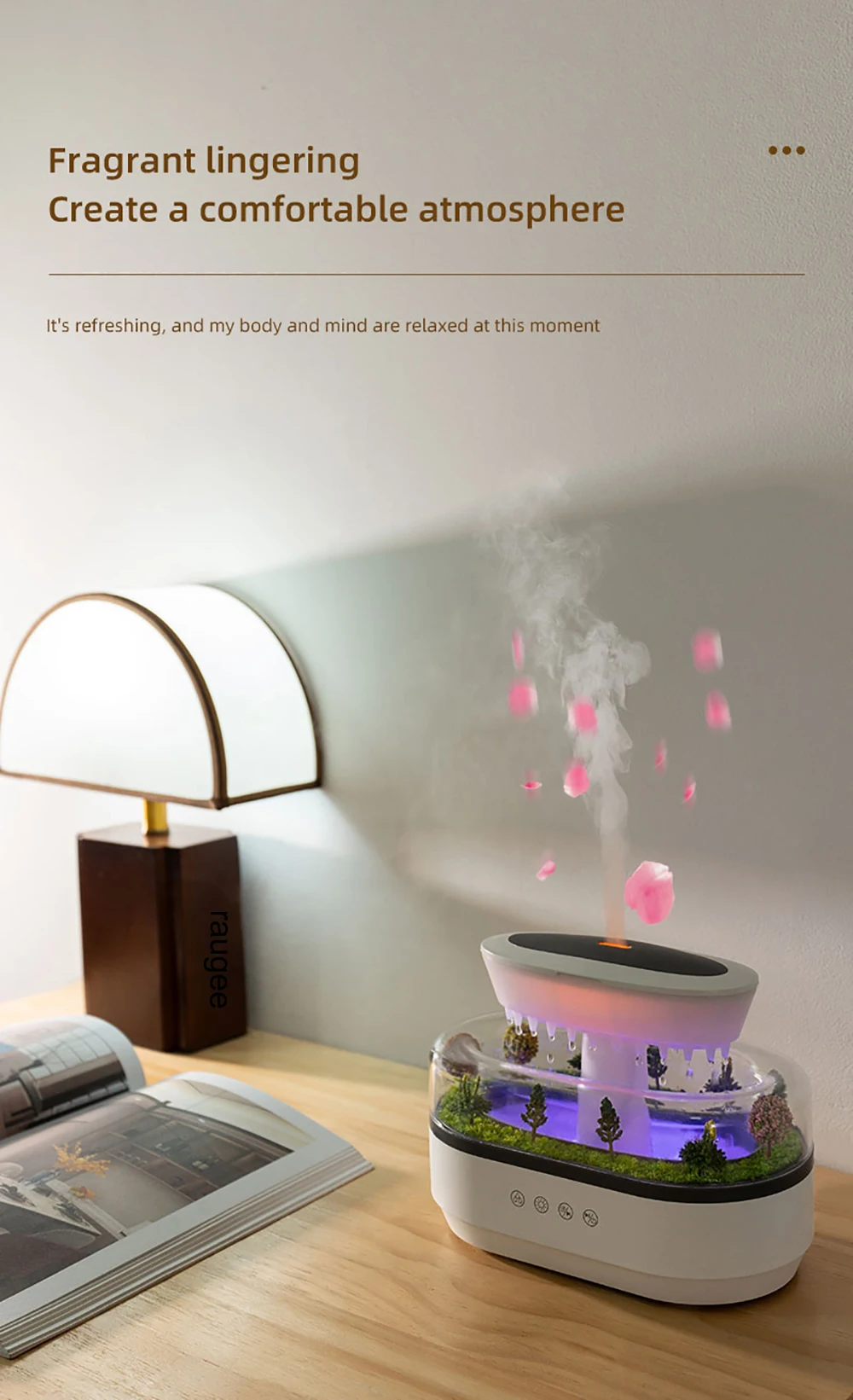 Bacumas Gota Mágica - Humidificador y Difusor Aromático Ultrasónico Bacumas Gota Mágica - Humidificador y Difusor Aromático Ultrasónico